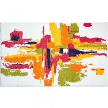 Badteppich MEZZO 70×120 cm in Reinweiß – Für das Badezimmer