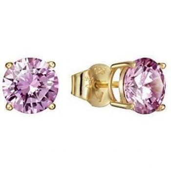 Pendientes Viceroy dorados rosa chicle