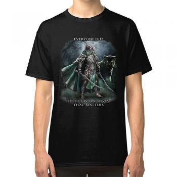 Camiseta Drizzt Do’Urden Guerrero Drow Negro M