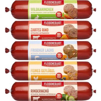 Multipack Risparmio! Fleischeslust 24 x 800 g Umido per cane - Pollame