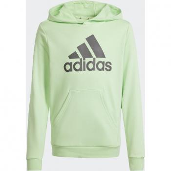 Felpa adidas con cappuccio Big Logo Semi Green Spark / Charcoal 9-10 Anni