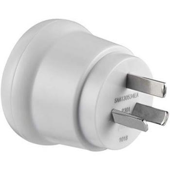 Adattatore Universale da Viaggio Electraline 70044 Bianco con Porte USB