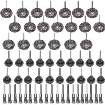 Brosse rotative 60 pièces tige 3mm