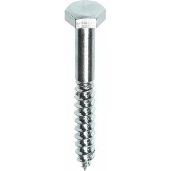 Houtdraadbout 6x60mm, gegalvaniseerd, doos van 60