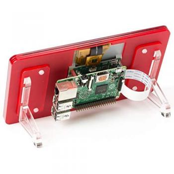 Raspberry Pi 7 Touch-Display-Rahmen Coupe (rot), Entwicklungsboard + Kit