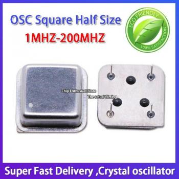5PCS 3.072MHz Active Crystal Oscillator, Square, 4-Pin, 3.3V