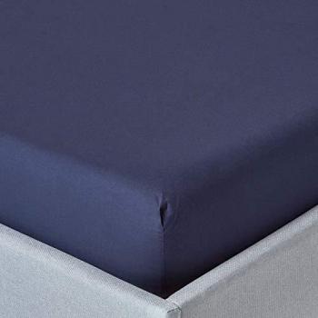 Navy Egyptian Cotton Fitted Sheet 200 Thread Count - Single