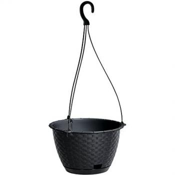 Macetero colgante ratolla round w 3,4l., dimensiones (mm) 217x217x142, color antracita