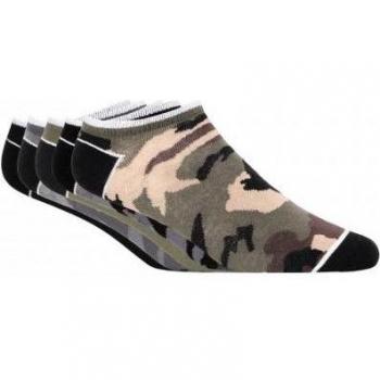 Calzini Liner Uomo Bench Noonan (Confezione da 5) Taglia 6-11 UK Blu