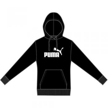 Puma Hoodie Noir Femme – Essential No. 1 Logo
