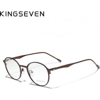 KINGSEVEN Ultralight Retro Round Myopia Glasses