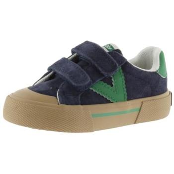 Baskets Daim Contraste Bébé Victoria Tribu Horma Ancha Bleu 24