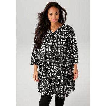 Aniston PLUS Longbluse mit kräftigem Gesamtdruck