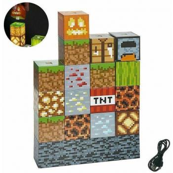 DIY Minecraft Cube Table Lamp
