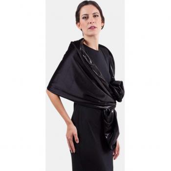 Chal de fiesta MR Complements en terciopelo negro