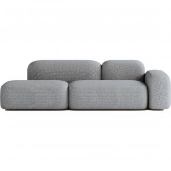 Modulaire ATIO canapé 3 places gris foncé 250 × 70 × 107 cm