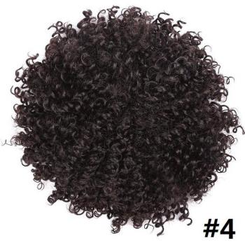 Peluco Chignon rizado sintético para mujeres