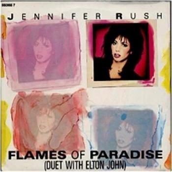 Flames Of Paradise - 1987 UK 7 vinyl