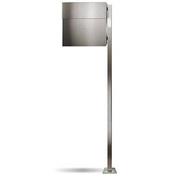 Absolut/ Radius Briefkasten Letterman IV m. Pfosten Edelstahl