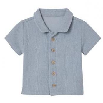 Little Explorer Short-Sleeved Tee - Grey Blue 3Y-94CM