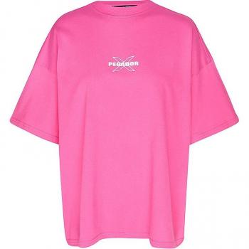 PEGADOR T-Shirt BELLY HEAVY pink | XS
