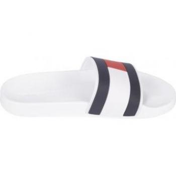 Chanclas de Playa Tommy Hilfiger Flag en Blanco, Azul y Rojo – 45