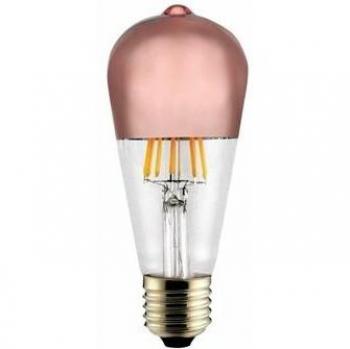 St64 Lampadina LED 6W Mezzo Specchio in Bronzo