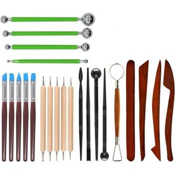 JEYL 23-Piece Polymer Clay Sculpting Tool Set
