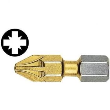 Pozidriv Guide d’étain bitflex 1/4’ court (PZ2x25) Witte 28446