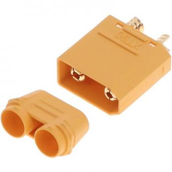 XT90‑Kabelstecker Anti‑Funken, M/W, gehaubter Mantel