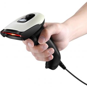 USB Wired 1D Barcode Scanner for PC and Mac