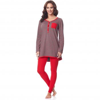 Be Mammy Pijamas con Lactancia Function Manga Larga para Mujer BE20-178