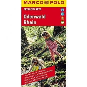 MARCO POLO Freizeitkarte Odenwald, Rhein