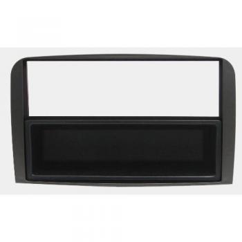 Mascherina autoradio PHONOCAR con foro ISO-doppio DIN Alfa 147 e GT '07 colore nero