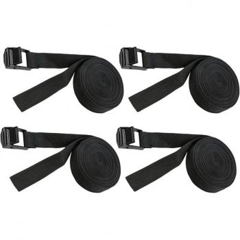 Adjustable Cargo Tie-down Belts - 5.75m, 2 Pack