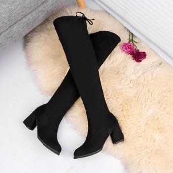 Women's Casual High Heel Snow Boots W90