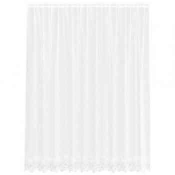 Cortinas de Encaje Floral 240 x 300 cm en Poliéster