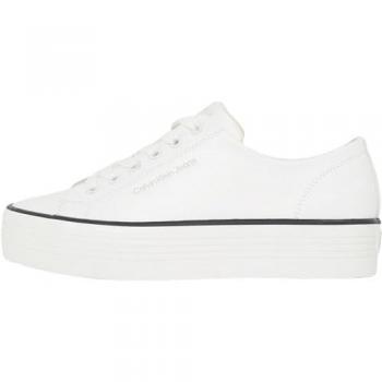 CK Jeans Damen Sneaker Bold Vulc Flatf Low in Weiß