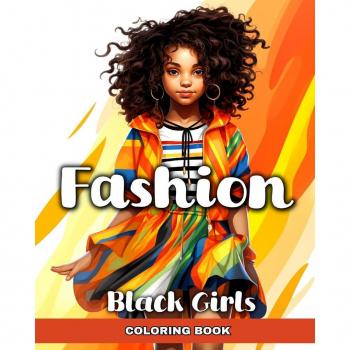 Fashion Coloring Book for Black Girls