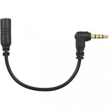 3.5mm TRS to TRRS 90 Degree Microphone Adapter Cable