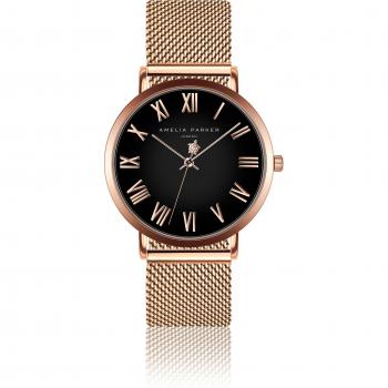 Reloj de mujer Amelia Parker Gran Noir Malla