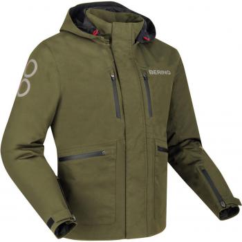 Veste Moto Bering Barstow Imperméable Vert Brun 2XL