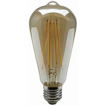 Heitronic 15002 LED E27 4W Warm White Bulb, Non-Dimmable, 64mm x 144mm