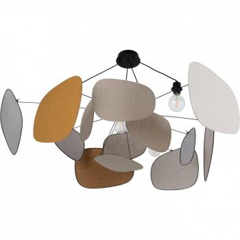 MARKET SET Screen 70's suspension lin à 4 lampes
