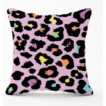 Pink Leopard Print Outdoor Cushion