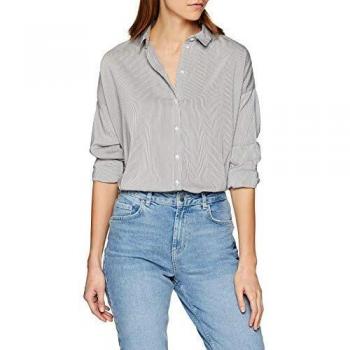 Blusa Vero Moda Vmerika Rayas L/s Oversize, Blanco