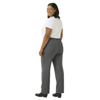 Kaffe Curve Merla Women's 6XL Dark Grey Melange Trousers