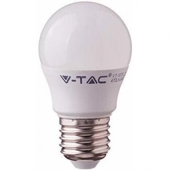 Lampada A Led E27 G45 7W Bianco Freddo 6400K Forma Sfera Bulbo Palla Con Smd Samsung SKU-868