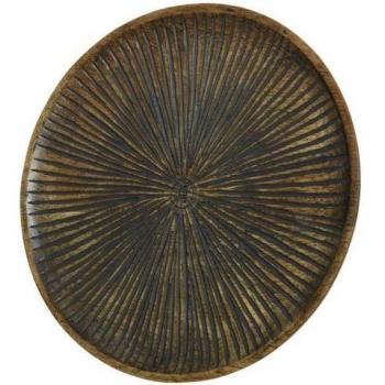 Naturbelassener Holzteller 29cm