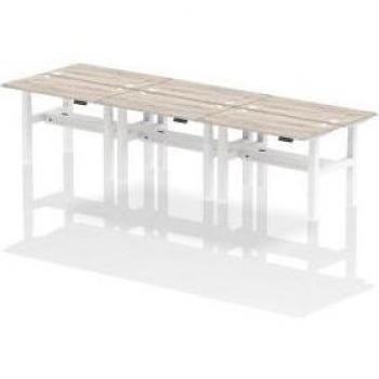 Dynamic Air Back-to-Back W1200 x D600mm Sit Stand Bench Desk
